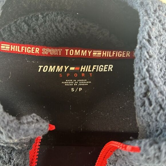 🐻 Tommy Hilfiger Sport Sherpa Half-Zip Pullover - Size S - Picture 2 of 3